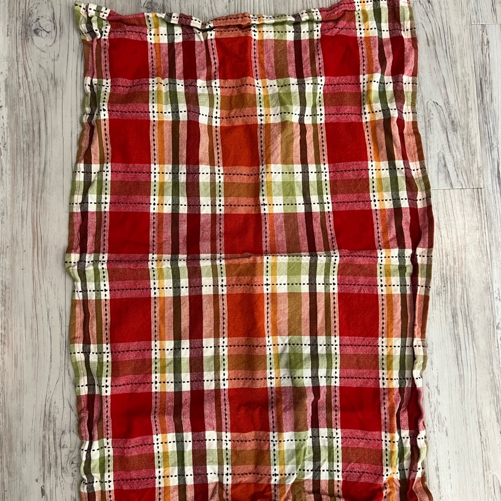 Plaid Multicolor dish towel